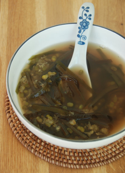 海带绿豆糖水