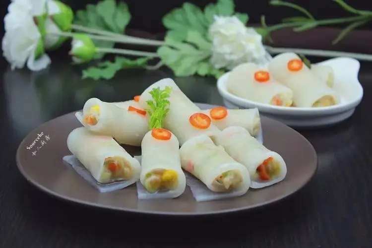 三鲜萝卜卷